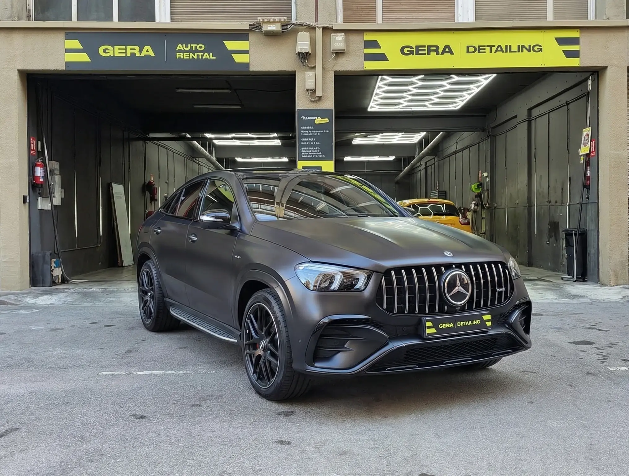 Mercedes GLE después de PPF — carrocería protegida — GERA Detailing Barcelona