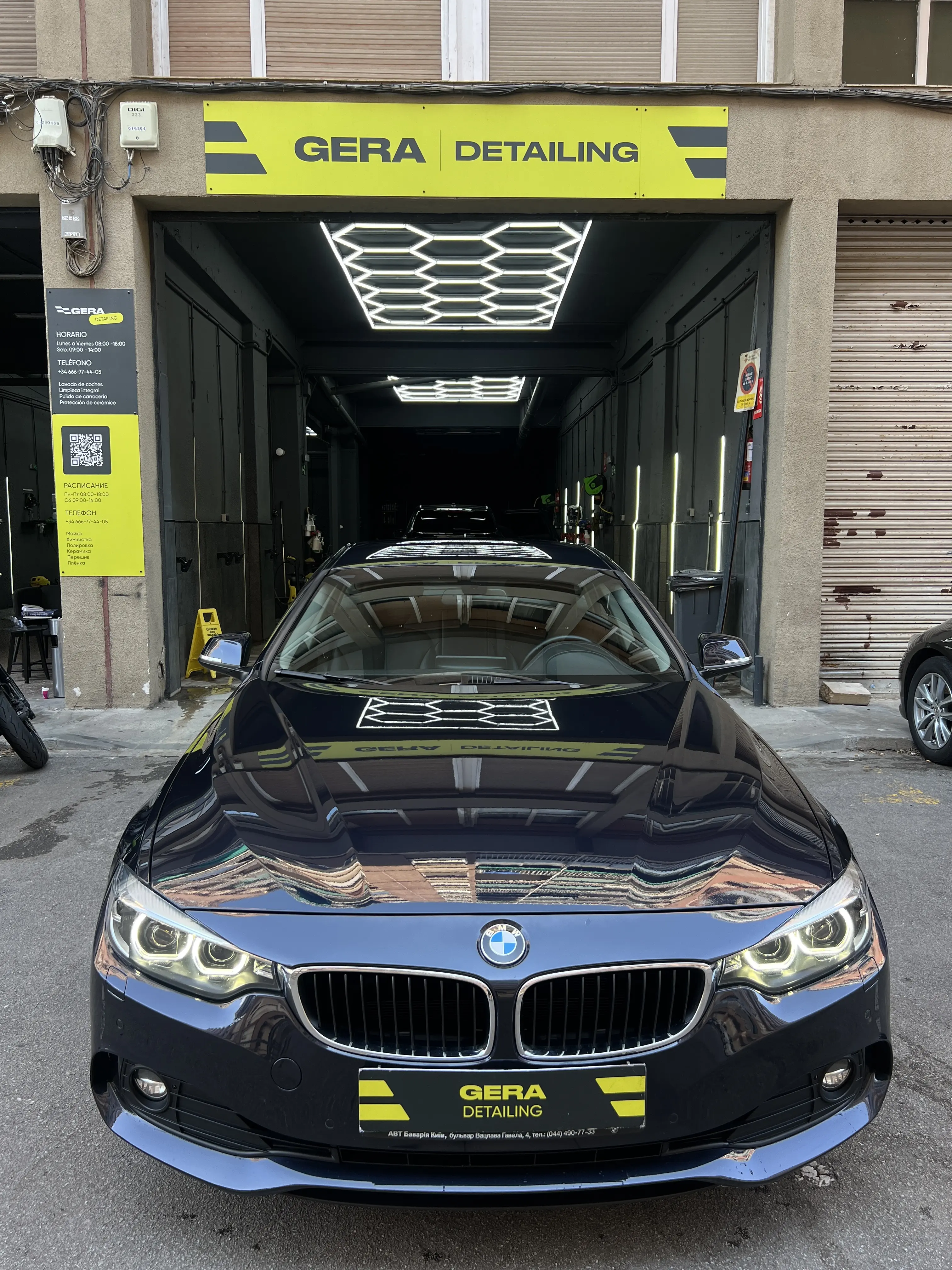 BMW F30 — Pulido de carrocería con retoques — GERA Detailing Barcelona